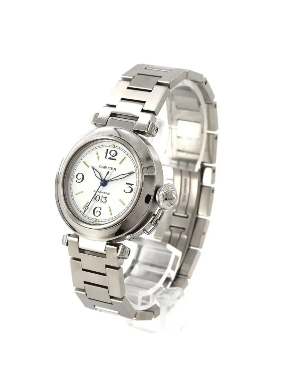 Cartier Pasha C Grande Date SS Automatic